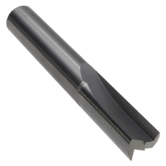 803-134 ||  1/2 Diameter Two Flute Straight Cut - Plunge Fishtail End - Uncoated