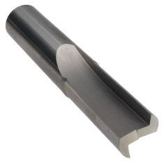 803-142 ||  3/4 Diameter Two Flute Straight Cut - Plunge Fishtail End - Uncoated