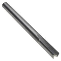 803-212 ||  1/4 Diameter Two Flute Straight Cut - Endmill End - Uncoated