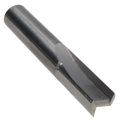 803-222 ||  1/2 Diameter Two Flute Straight Cut - Endmill End - Uncoated