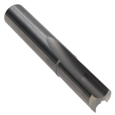 803-724 ||  3/8 Diameter Two Flute 'O' Flute Straight Cut - Fishtail End - Uncoated