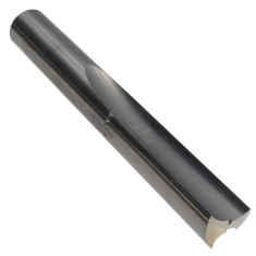 803-732 ||  1/2 Diameter Two Flute 'O' Flute Straight Cut - Fishtail End - Uncoated