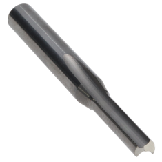 803-808 ||  3/16 Diameter Two Flute 'O' Flute Straight Cut - Fishtail End - Uncoated
