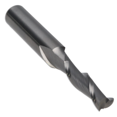 804-016 ||  3/16 Diameter Two Flute Upcut Spiral - Plunge Fishtail - Uncoated