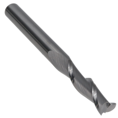 804-032 ||  1/4 Diameter Two Flute Upcut Spiral - Plunge Fishtail - Uncoated