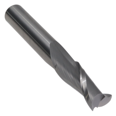 804-052 ||  3/8 Diameter Two Flute Upcut Spiral - Plunge Fishtail - Uncoated