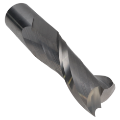 804-086 ||  1 Diameter Two Flute Upcut Spiral - Plunge Fishtail - Uncoated