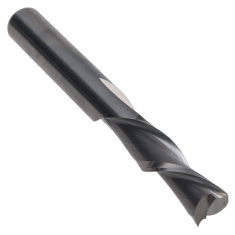 804-226 ||  1/4 Diameter Two Flute Downcut Spiral - Plunge Fishtail - Uncoated