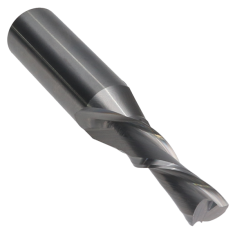 804-242 ||  5/16 Diameter Two Flute Downcut Spiral - Plunge Fishtail - Uncoated