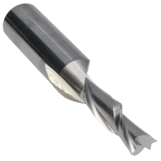 804-244 ||  5/16 Diameter Two Flute Downcut Spiral - Plunge Fishtail - Left Hand - Uncoated
