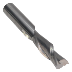804-256 ||  3/8 Diameter Two Flute Downcut Spiral - Plunge Fishtail - Left Hand - Uncoated