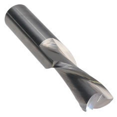 804-262 ||  1/2 Diameter Two Flute Downcut Spiral - Plunge Fishtail - Uncoated