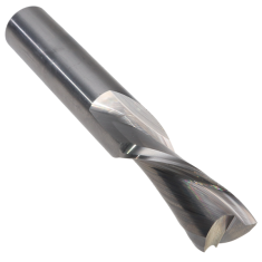 804-264 ||  1/2 Diameter Two Flute Downcut Spiral - Plunge Fishtail - Uncoated