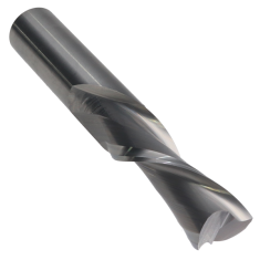804-266 ||  1/2 Diameter Two Flute Downcut Spiral - Plunge Fishtail - Uncoated