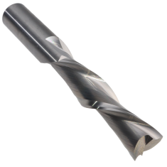 804-270 ||  1/2 Diameter Two Flute Downcut Spiral - Plunge Fishtail - Uncoated