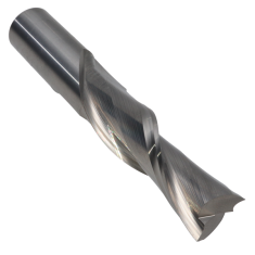 804-278 ||  5/8 Diameter Two Flute Downcut Spiral - Plunge Fishtail - Left Hand - Uncoated