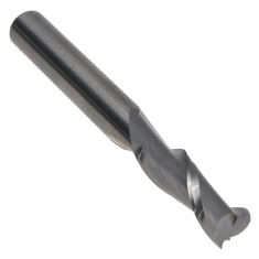 804-802 ||  1/4 Diameter Two Flute Upcut Spiral - High Impact - Fishtail End - Uncoated