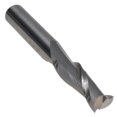 804-808 ||  3/8 Diameter Two Flute Upcut Spiral - High Impact - Fishtail End - Uncoated