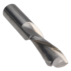 804-910 ||  1/2 Diameter Two Flute Downcut Spiral - High Impact - Fishtail End - Uncoated