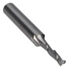 805-002 ||  1/8 Diameter Two Flute Upcut Sprial - Endmill End - Uncoated