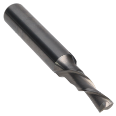 805-104 ||  5/32 Diameter Two Flute Downcut Spiral - Endmill End - Uncoated
