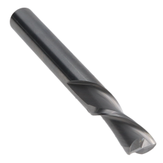 805-112 ||  1/4 Diameter Two Flute Downcut Spiral - Endmill End - Uncoated