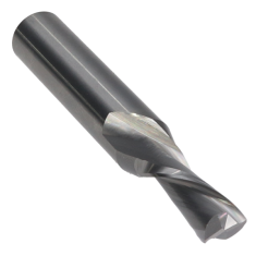 805-116 ||  9/32 Diameter Two Flute Downcut Spiral - Endmill End - Uncoated