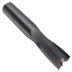 806-008 ||  1/2 Diameter Two Flute 'O' Flute Upcut Slow Spiral - Endmill End - Uncoated