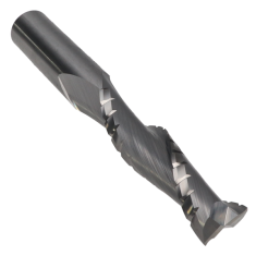 809-010 ||  1/2 Diameter Two Flute Upcut Spiral Chipbreaker - Endmill End - Uncoated