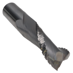 809-014 ||  3/4 Diameter Two Flute Upcut Spiral Chipbreaker - Endmill End - Uncoated