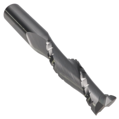 809-208 ||  1/2 Diameter Two Flute Upcut Spiral Chipbreaker - High Wear - Endmill End - Uncoated