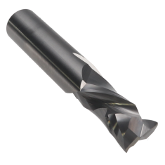 810-004 ||  1/2 Diameter Two Flute Compression - Endmill End - Uncoated