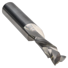810-024 ||  3/8 Diameter Two Flute Compression - Endmill End - Uncoated