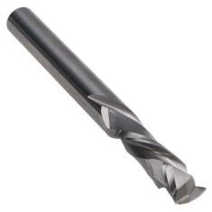 810-030 ||  1/4 Diameter Two Flute Compression - Endmill End - Uncoated