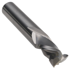 810-206 ||  1/2 Diameter Two Flute Mortise Compression - Endmill End - Uncoated
