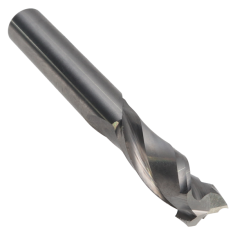 810-212 ||  3/8 Diameter Two Flute Mortise Compression - Endmill End - Left Hand - Uncoated