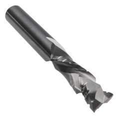 810-312 ||  1/2 Diameter Two Flute Chipbreaker Compression - Endmill End - Uncoated