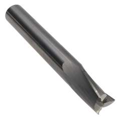 814-006 ||  3/8 Diameter Three Flute Upcut Slow Spiral - Endmill End - Uncoated
