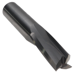 814-016 ||  3/4 Diameter Three Flute Upcut Slow Spiral - Endmill End - Uncoated