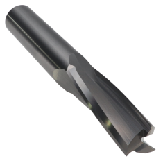 814-018 ||  3/4 Diameter Three Flute Upcut Slow Spiral - Endmill End - Uncoated