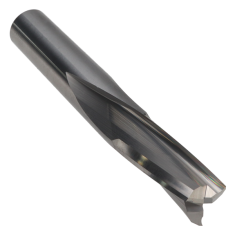 814-110 ||  1/2 Diameter Three Flute Downcut Slow Spiral - Endmill End - Uncoated