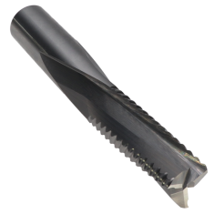 815-108 ||  5/8 Diameter Three Flute Downcut Slow Helix Ripper  - Endmill End - Uncoated