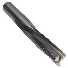 815-110 ||  5/8 Diameter Three Flute Downcut Slow Helix Ripper  - Endmill End - Uncoated
