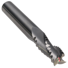 815-204 ||  1/2 Diameter Three Flute Upcut High Helix Ripper - Endmill End - Uncoated