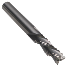 815-302 ||  3/8 Diameter Three Flute Downcut High Helix Ripper - Endmill End - Uncoated