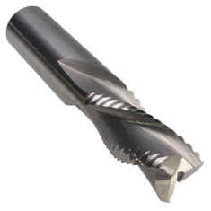 815-312 ||  3/4 Diameter Three Flute Downcut High Helix Ripper - Endmill End - Uncoated