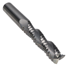 815-408 ||  1/2 Diameter Three Flute Upcut Spiral Ripper - High Impact - Endmill End - Uncoated
