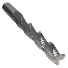 815-602 ||  5/8 Diameter Three Flute Upcut Lock Mortise - Endmill End - Uncoated