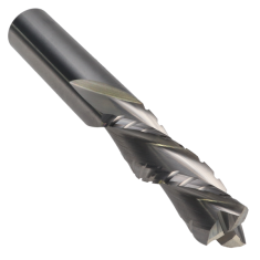816-208 ||  1/2 Diameter Three Flute Downcut Spiral Chipbreaker Finisher - Endmill End - Uncoated
