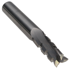817-004 ||  1/2 Diameter Three Flute Upcut Phenolic - Endmill End - Uncoated